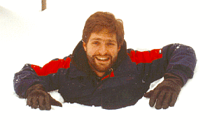 Ben stuck in the snow, Blizzard of 1993